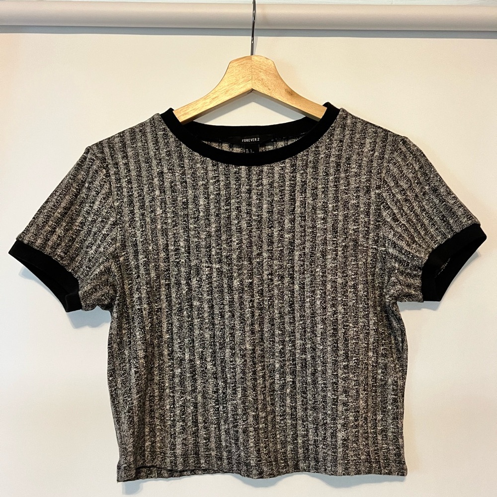 forever 21 cropped shirt